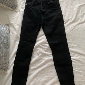 Zara black high waisted jeans